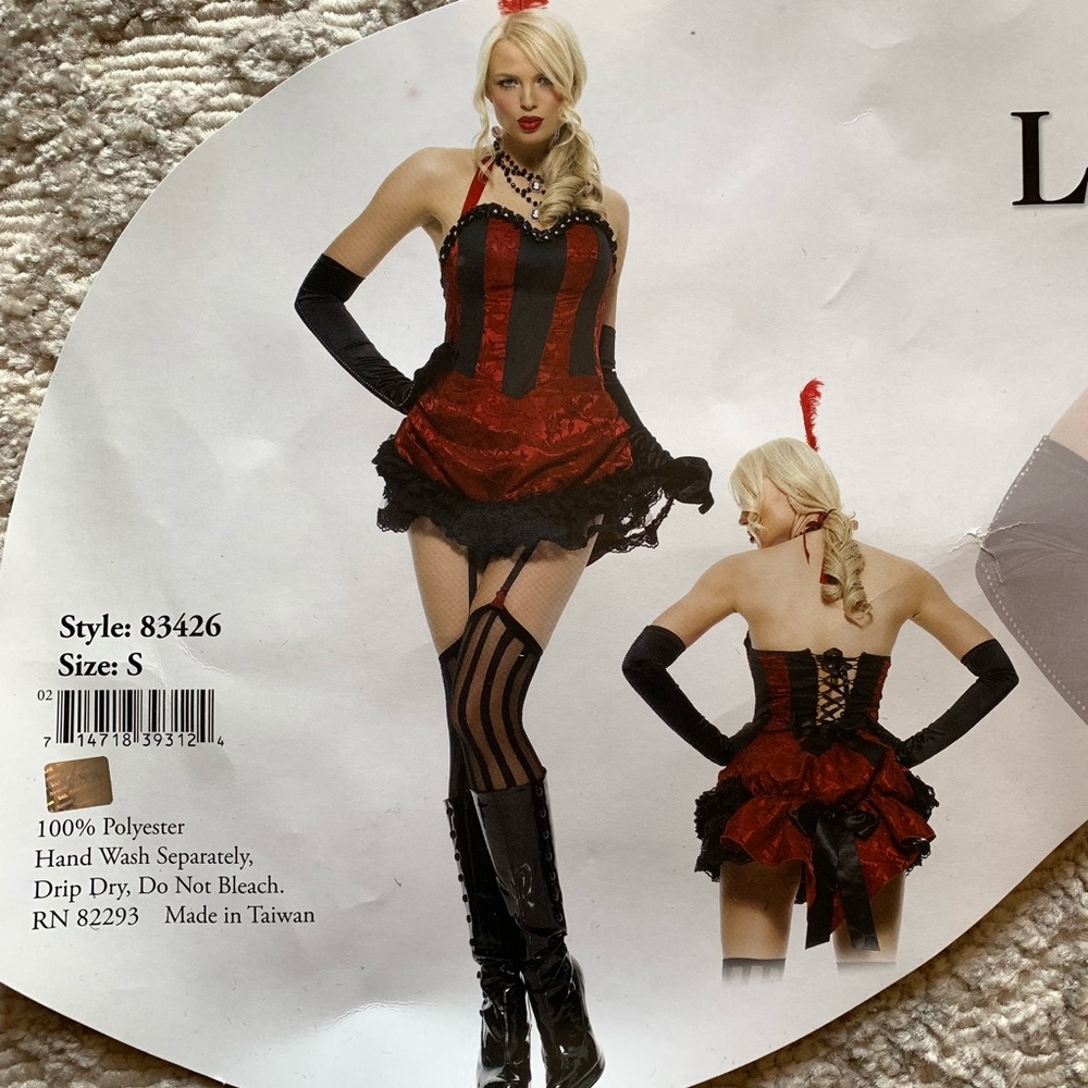 Leg Avenue Burlesque Dancer Costume